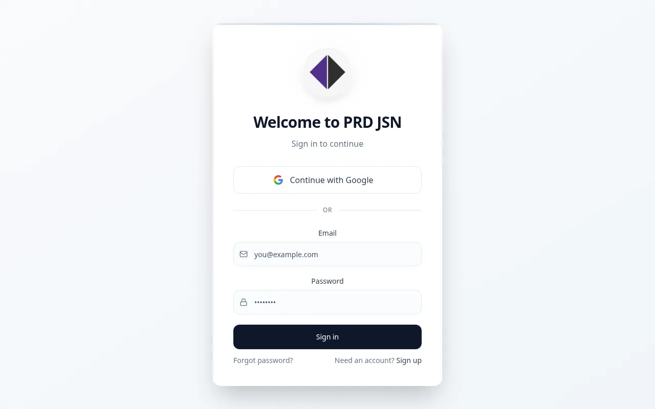 Jason Prd homepage mockup