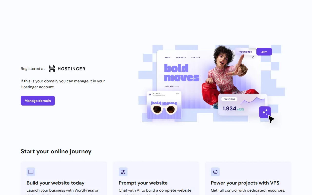 Workflowoptimalisatie homepage mockup